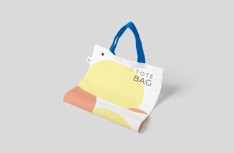 帆布袋手提袋购物袋vi提案展示效果图文创贴图样机PSD设计素材【005】